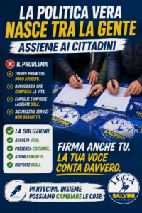 La politica vera nasce tra la gente, non nei palazzi